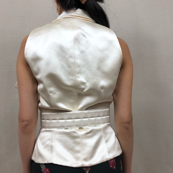 CHANEL Vintage 100% Silk Top/Blouse - Picture 6 of 11